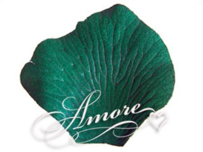 Picture of Jade Green Silk Rose Petals